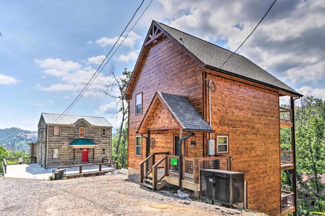 Modern Cabin With Hot Tub And Game Room In Gatlinburg! מראה חיצוני תמונה
